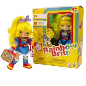 NEW 🆕 Rainbow Bright Doll with Blue and Yellow Outfit 5.5 in with 4 surprises